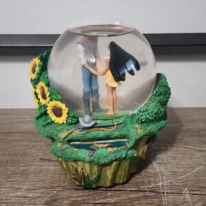 Disney Pocahontas Colors Of The Wind Rotating Musical Snow Globe Read Descriptio